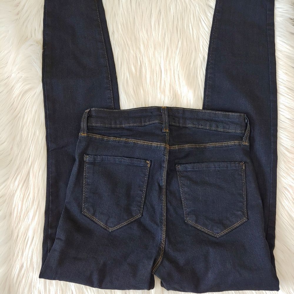 L'agence Margot high rise skinny jeans Midnight dark blue indigo size 24 - Picture 9 of 13